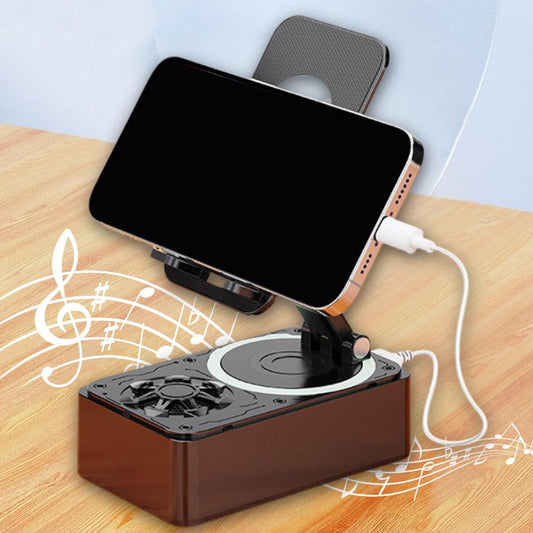 Royaleva 4-in-1 Phone Stand with Bluetooth Speaker