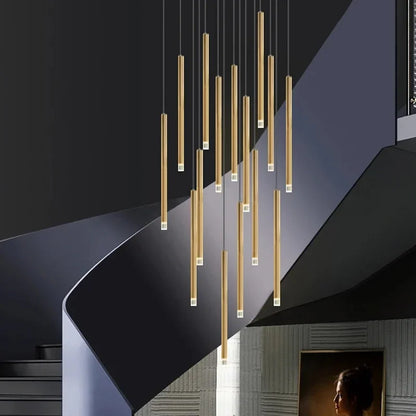 Royelux Modern LED Cascade Chandelier for Dining Room Table Lighting