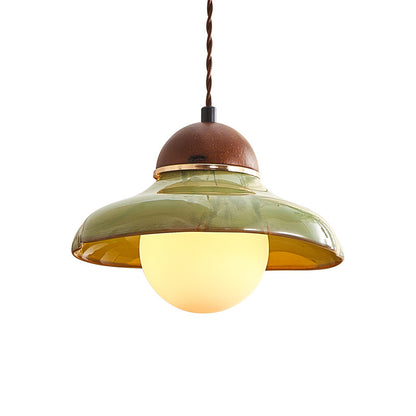 RoyaleGlow Ceramic Bowl Pendant Light-Modern Kitchen Island Lighting