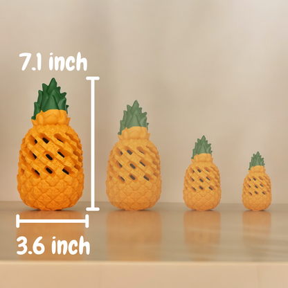 Pawellure Indestructible Pineapple Dog Chew Toy – Durable Treat Dispenser for Aggressive Chewers