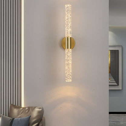 LuxRoyale Modern LED Bubble Sconce - Nordic Strip Wall Light for Home Decor