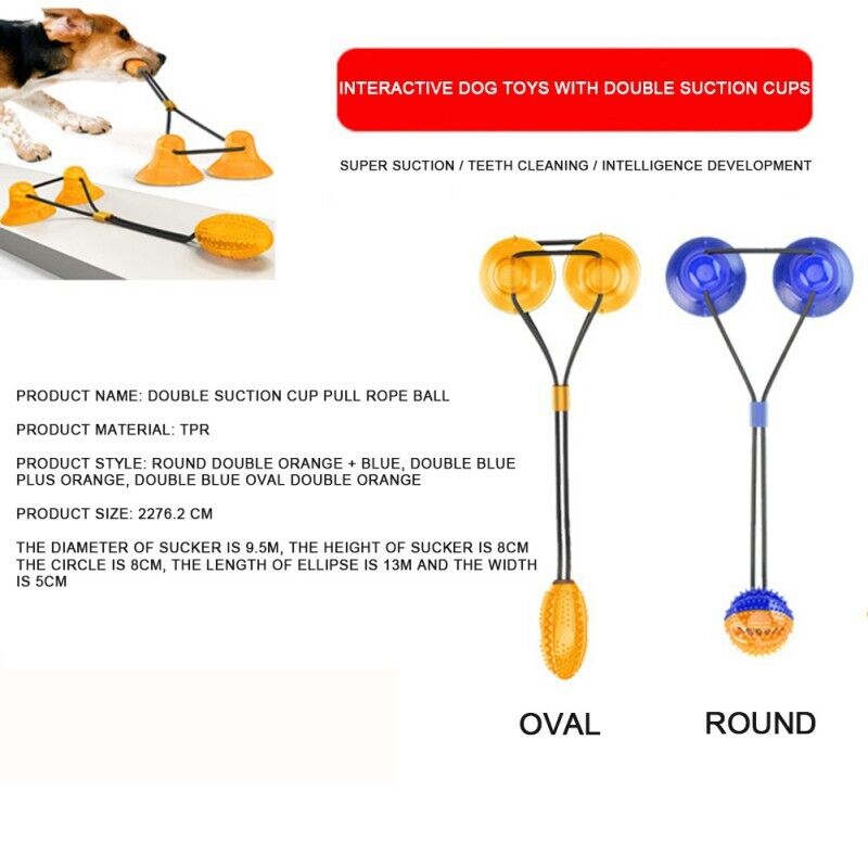 Royaleva Dog Suction Toy for Interactive Playtime Fun