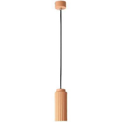 Royelux Fluted Matte White Pendant Light for Kitchen Island