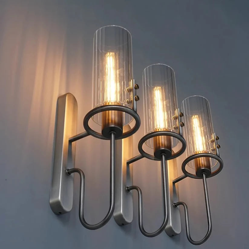 Luxora Nordic Glass Wall Lamp - Modern Indoor Glass Mounted Wall Sconce