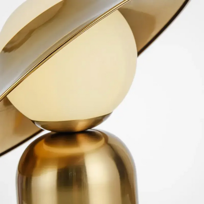 Royallure Retro Table Lamp with Adjustable Brightness and Glass Globe Shade