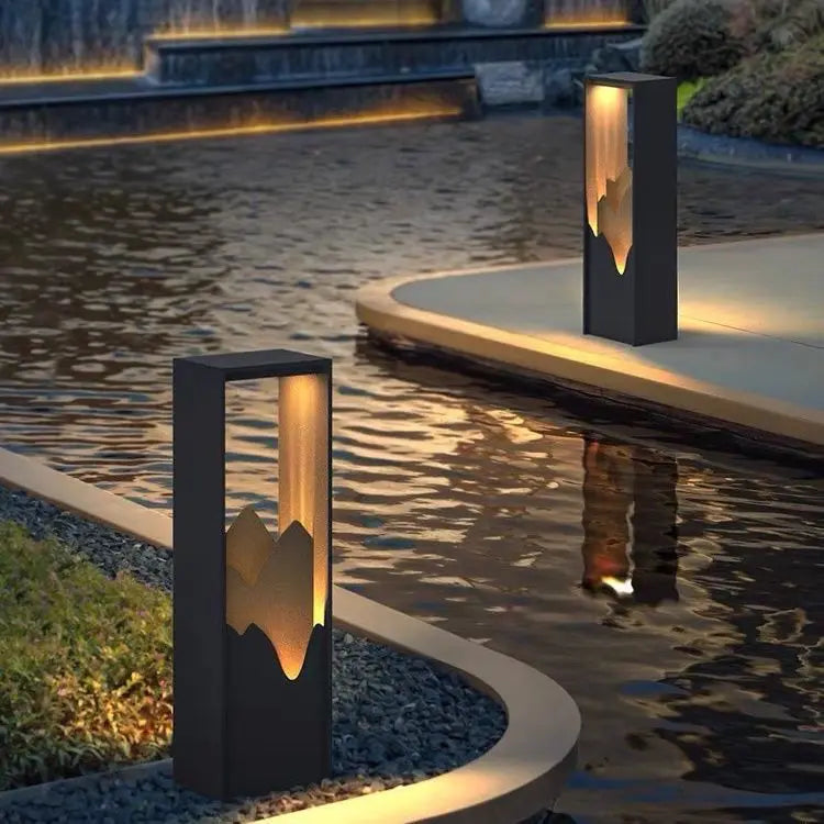 RoyaleGlow Modern Outdoor Wall Sconce Light-Nordic Garden Patio Fixture