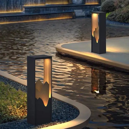 RoyaleGlow Modern Outdoor Wall Sconce Light-Nordic Garden Patio Fixture