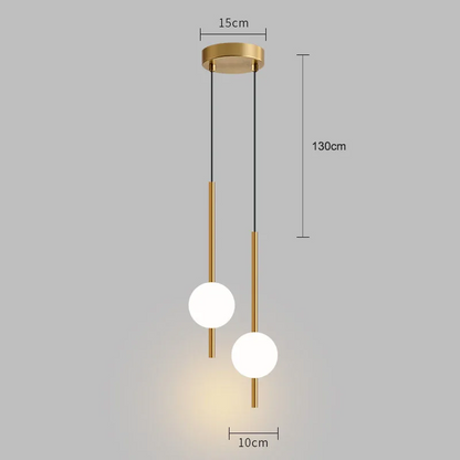 LuxRoyale Modern Minimalist Pendant Light - Hanging Lamp  for Restaurant,  Bedroom, Dining