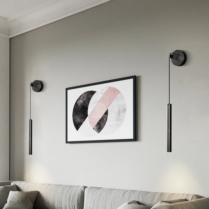 Royaleva Minimalist Wall Lamp Sconce in Brushed Gold Finish for Living Room and Hallway