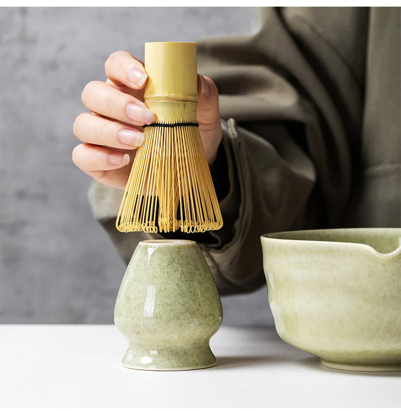 RoyaleGlow Japanese Matcha Tea Ceremony Set with Bowl, Whisk & Accessories