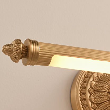 RoyaleGlow Modern Copper LED Vanity Light for Bathroom Mirror, Artwork & Picture Lighting