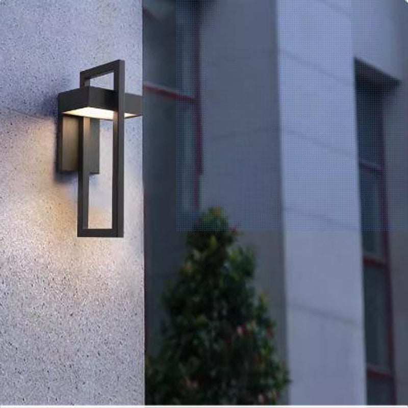 Royelux Modern LED Outdoor Wall Sconce | Waterproof IP65 Outdoor LED Wall Lighting