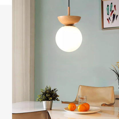 Lumora Japanese-Style Pendant Lamp With Adjustable Ambient Lighting For Living Rooms