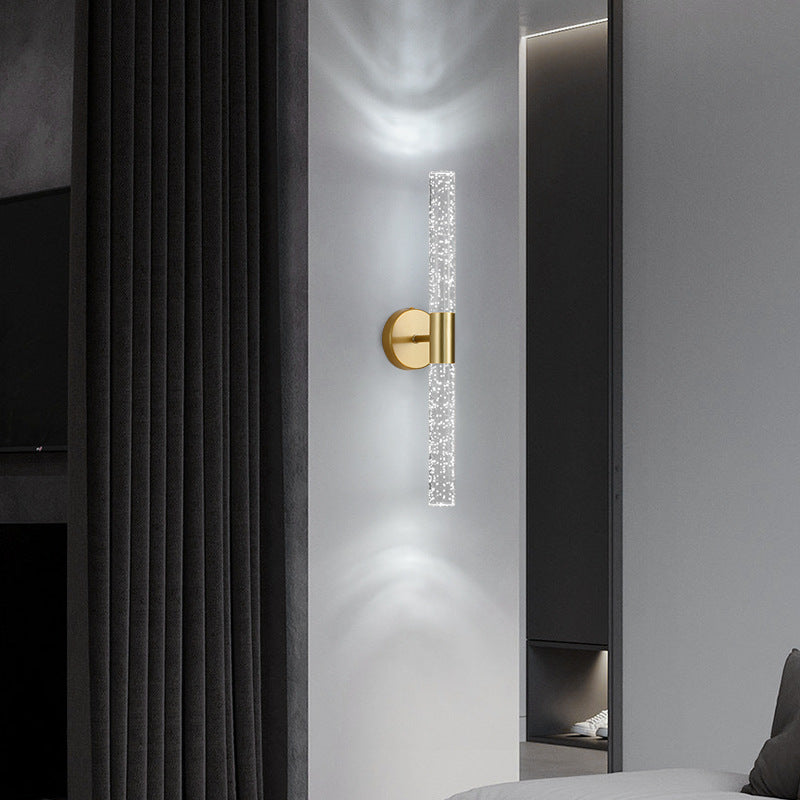 LuxRoyale Modern LED Bubble Sconce - Nordic Strip Wall Light for Home Decor