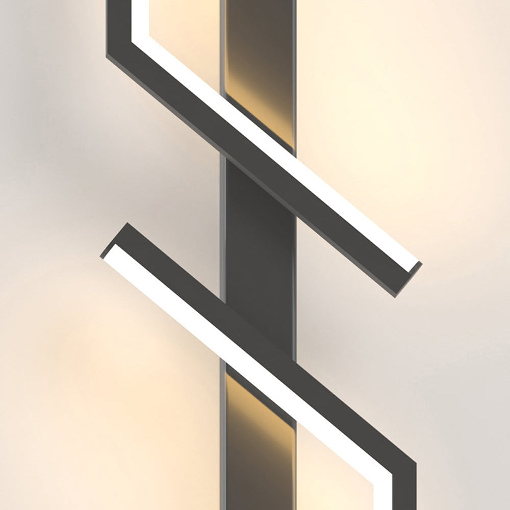 RoyaleGlow Modern LED Wall Sconce - Minimalist Asymmetrical Indoor Lighting Fixture