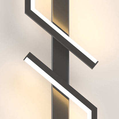 RoyaleGlow Modern LED Wall Sconce - Minimalist Asymmetrical Indoor Lighting Fixture