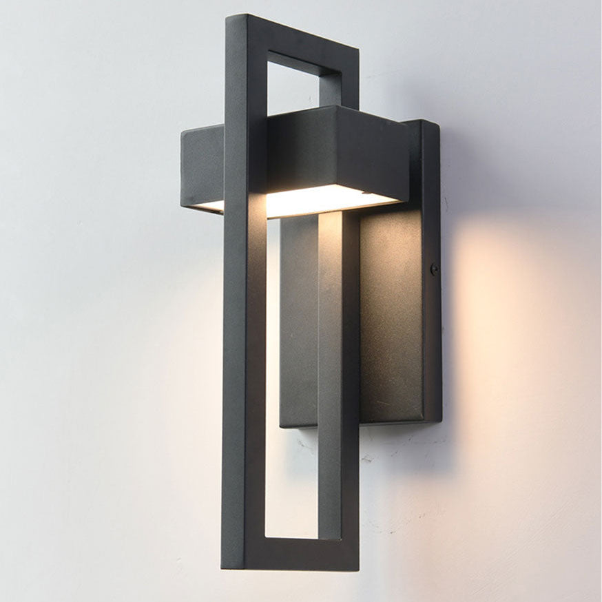 Royelux Modern LED Outdoor Wall Sconce | Waterproof IP65 Outdoor LED Wall Lighting