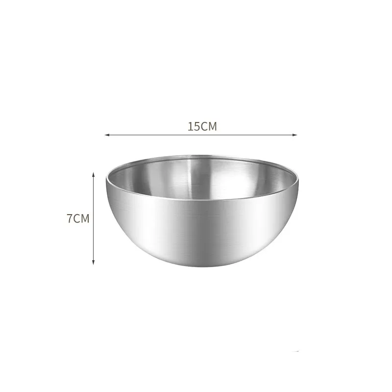 Royelux Premium Stainless Steel Mixing Bowls - Modern 5 Piece Elegant Nesting Set