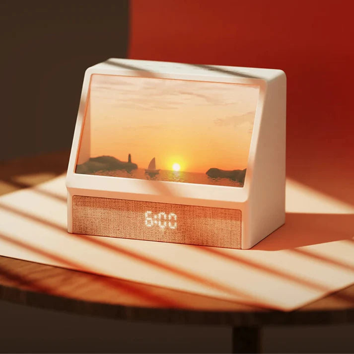 Royelux Sunrise Alarm Clock with Nature Sounds, Wake Up Light & Sleep Aid