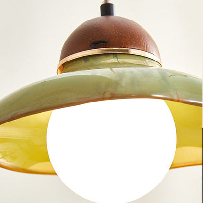 RoyaleGlow Ceramic Bowl Pendant Light-Modern Kitchen Island Lighting
