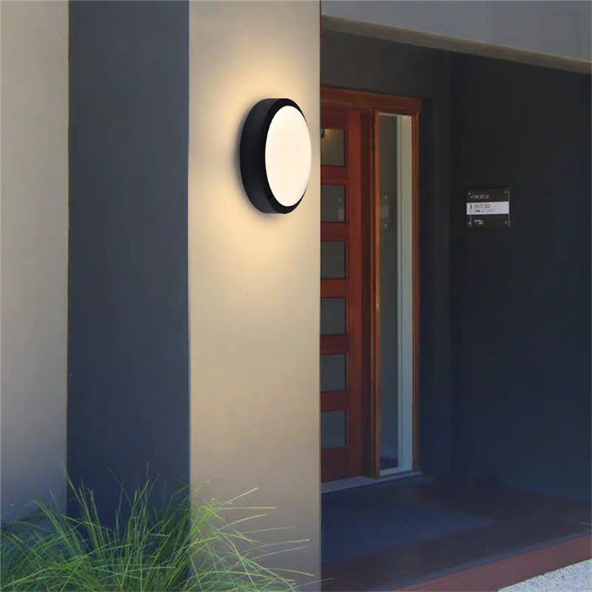Lumora Sleek Outdoor LED Flush Mount, Radar Motion Sensor IP65 Light