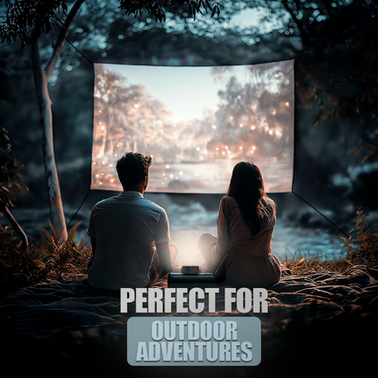 Royaleva Mini Portable Projector – Ultra HD for Home Cinema
