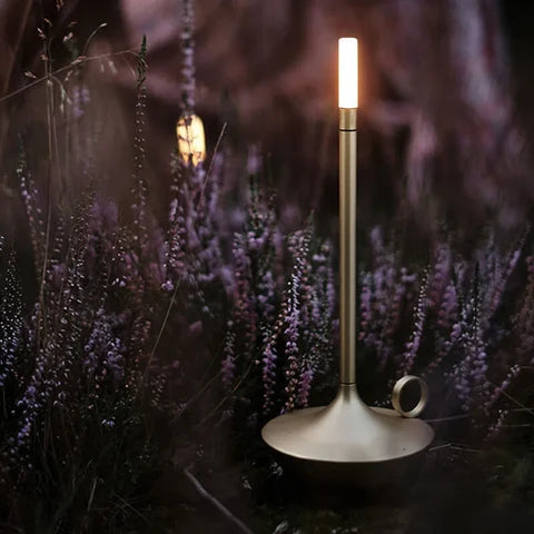 RoyaleGlow Wick LED Candle Light Table Lamp for Home Decor