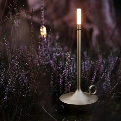 RoyaleGlow Wick LED Candle Light Table Lamp for Home Decor