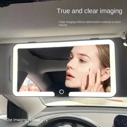 Luxora Led Car Sun Visor Vanity Mirror with Touch Control