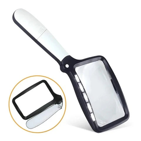 Royaleva Reading Magnifier With LED Lighting, 3x Optical Lens