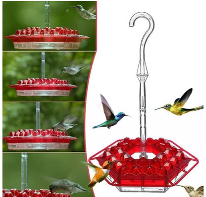 RoyaleGlow Ant Proof Hummingbird Feeder Outdoor Hanging Perch
