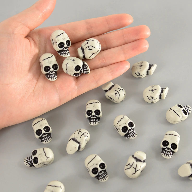 5pcs Halloween Skull Skeleton Topper Resin Skeleton Ornament 2024 Halloween Party Decoration Prop Scary Dessert Decor Accessorie 3