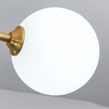 6-light LED Electroplated Glass Gold Modern Pendant Lighting Ceiling Lights 6