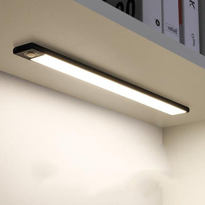 Royelux EasyStick Motion Light - USB Rechargeable Under Cabinet Light - Black / 20cm / 8in