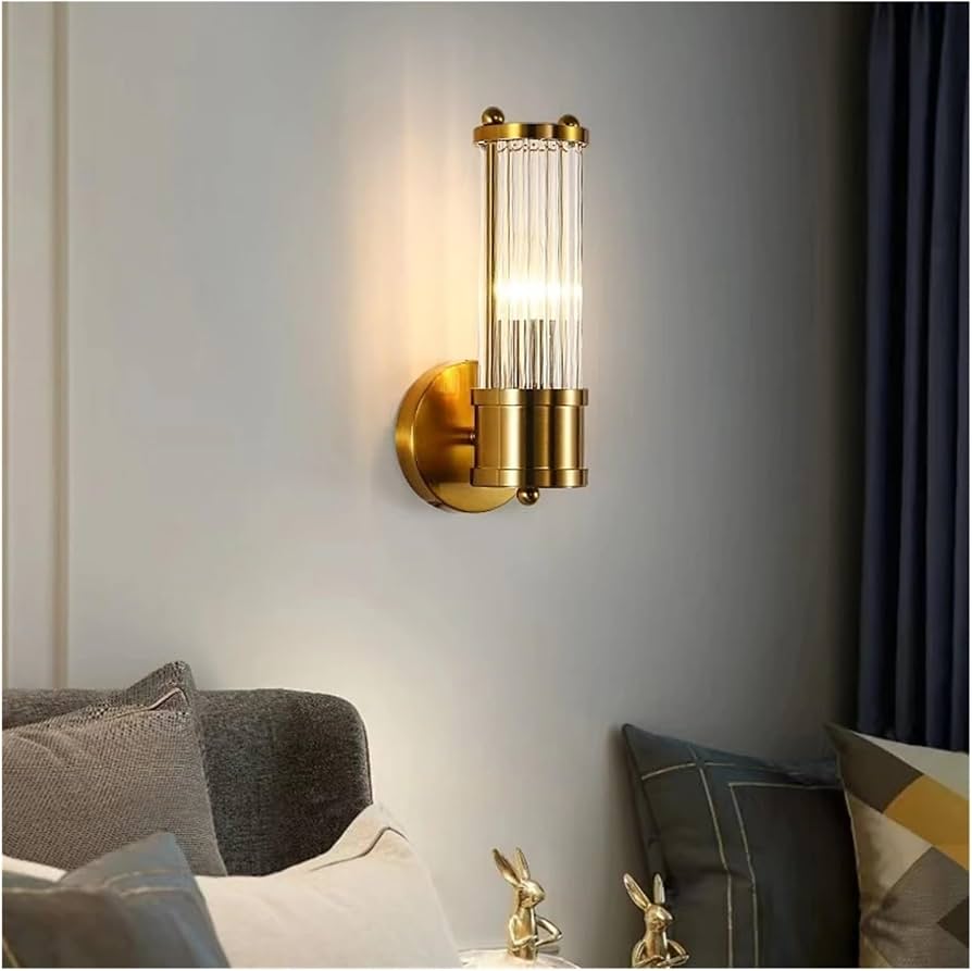 Royallure Elegant Wall Sconce with Fluted Glass for Modern Luxury Lighting