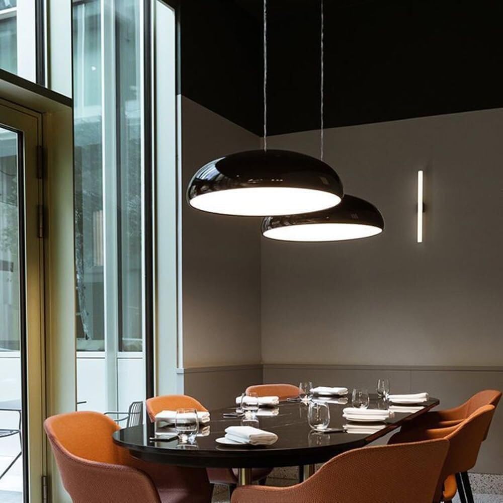 Royelux Round Pendant Light for Dining Room, Kitchen Island, Cafe & Bedroom Lighting