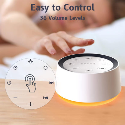 Royaleva Baby Sound Machine Noise with Night Light & Timer