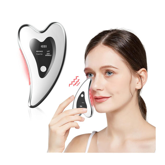RoyaleGlow Gua Sha Massager Tool for Face Lifting and Rejuvenation