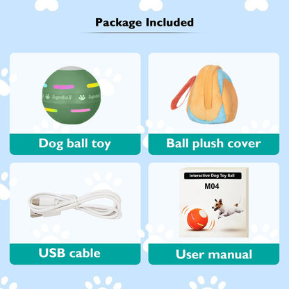 Royaleva Interactive Dog Ball Toy for Engaging Playtime