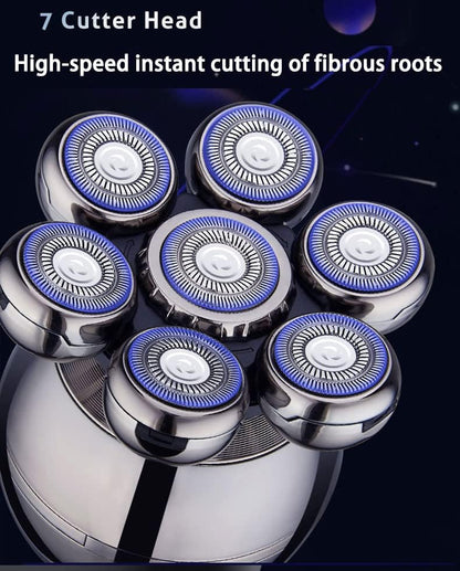 Luxora Wireless Electric Head Shaver with 7D Blade Design