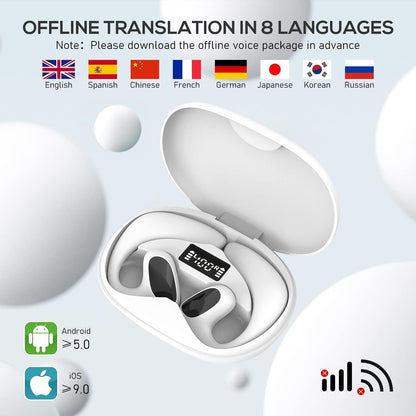 Royaleva Language Translator Earbuds for Effortless Conversations