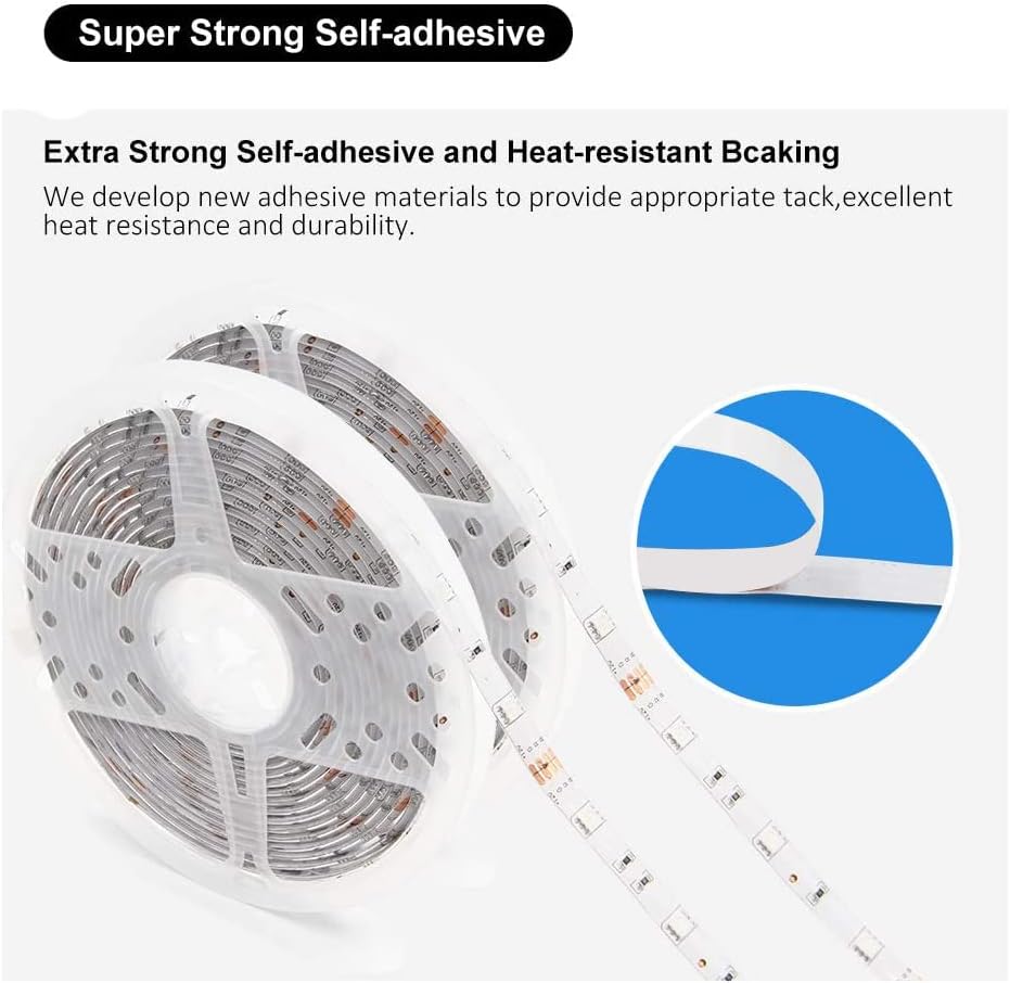 Luxora 32ft Led Strip Light with Remote and Custom Colors