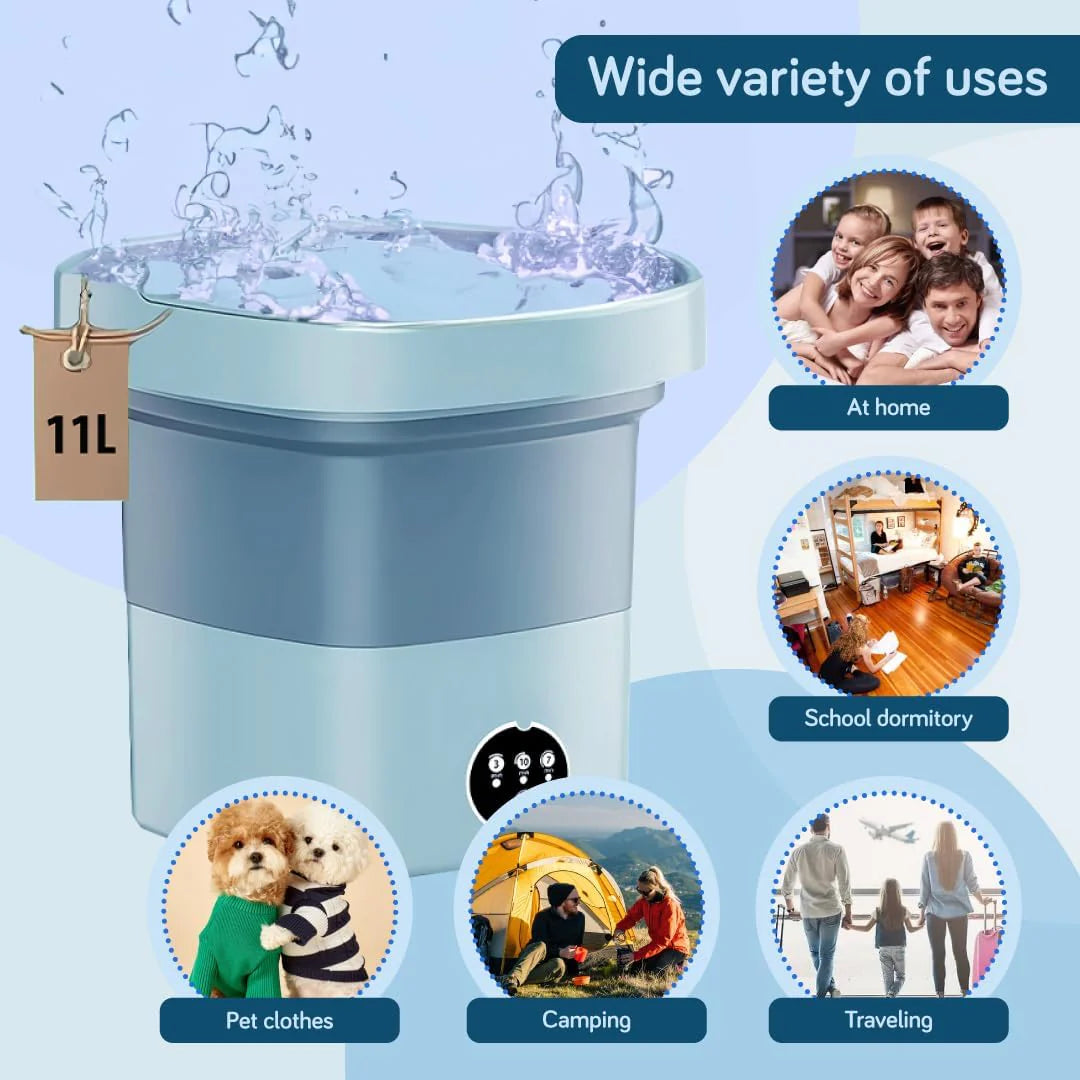 Luxora Portable Washing Machine 11L Compact Design