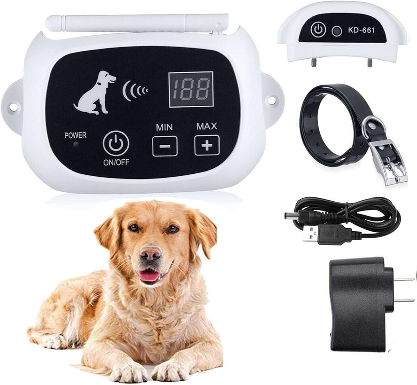 Royaleva Wireless Dog Fence With Collar for All Sizes