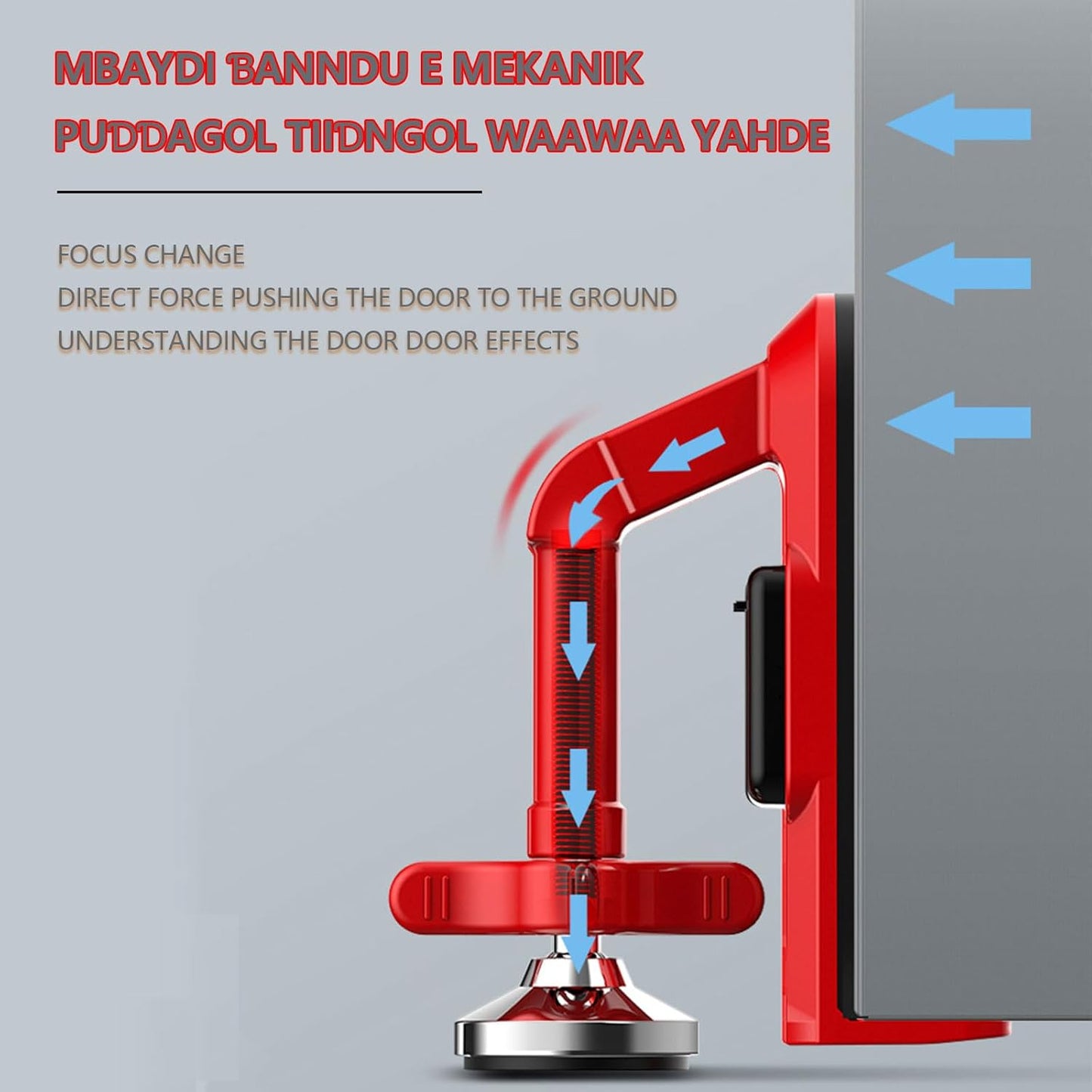 RoyaleGlow Door Stopper with 120dB Alarm and 2000N Force