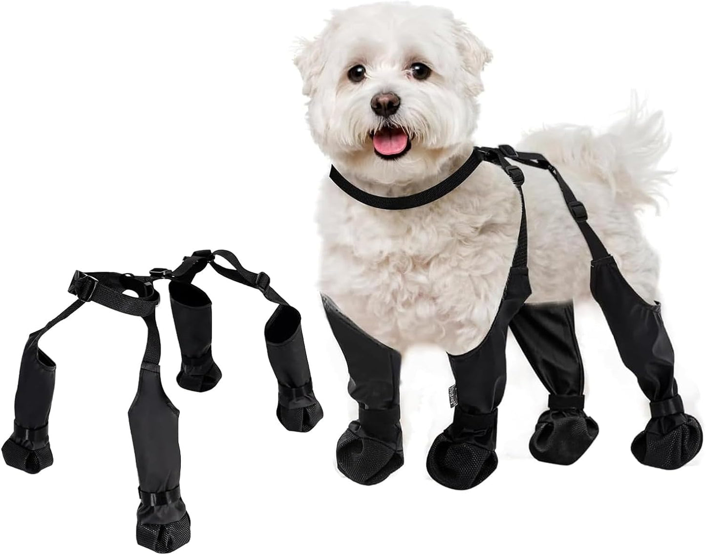 Luxora Adjustable Dog Boots for All-Terrain Protection