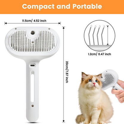 Royaleva Cat And Dog Steam Brush for Easy Grooming