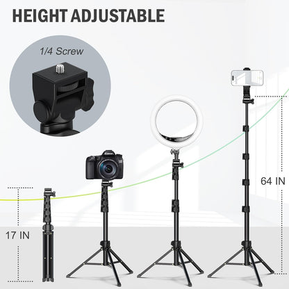 Luxora Portable Tripod Mount Stand for Cell Phone & Camera