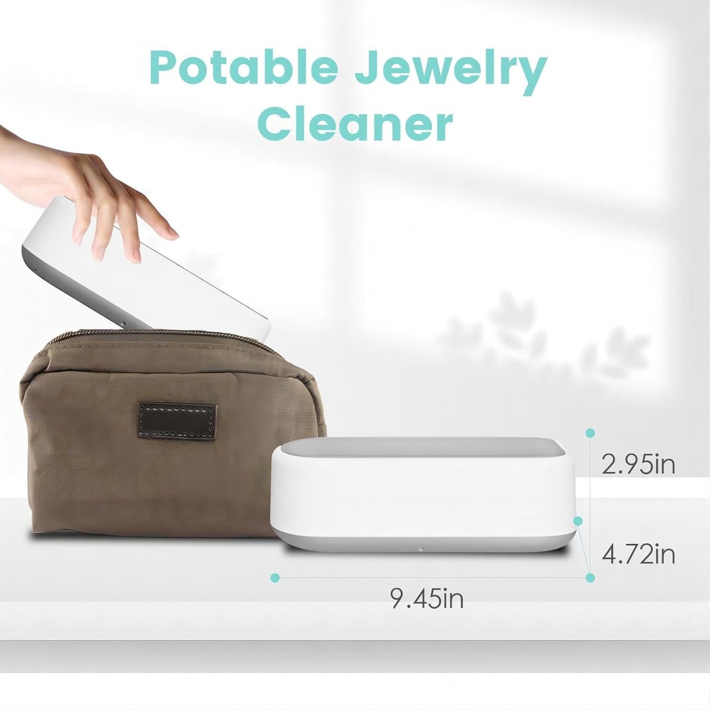 Luxora Ultrasonic Jewelry Cleaner Machine for Sparkling Items
