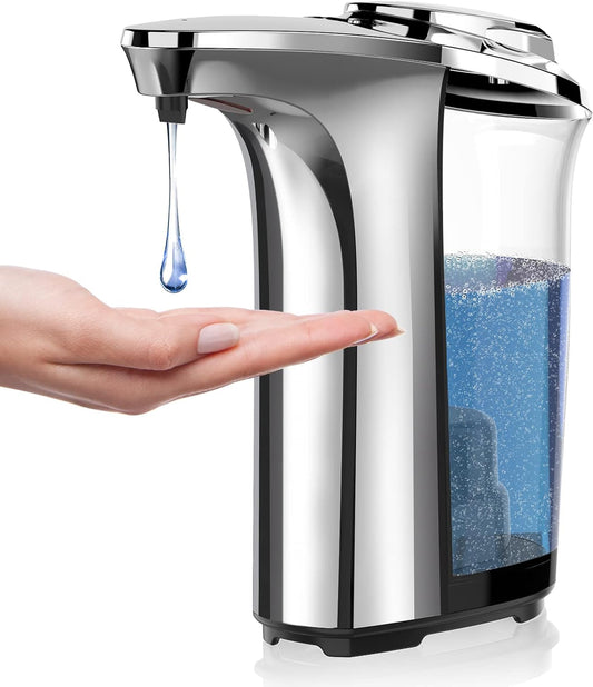 RoyaleGlow Automatic Touchless Dish Soap Dispenser For Kitchen And Bathroom